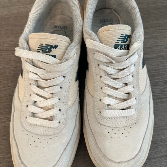 New Balance NB Numeric 440, Sea Salt with Teal / M6.5, W8 - Picture 3 of 6